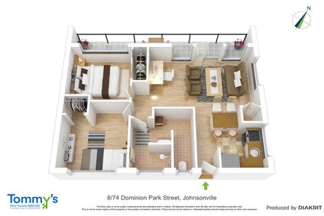 Photo of property in 8/74 Dominion Park Street, Johnsonville, Wellington, 6037