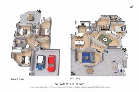 Photo of property in 1/3 Prospect Terrace, Milford, Auckland, 0620