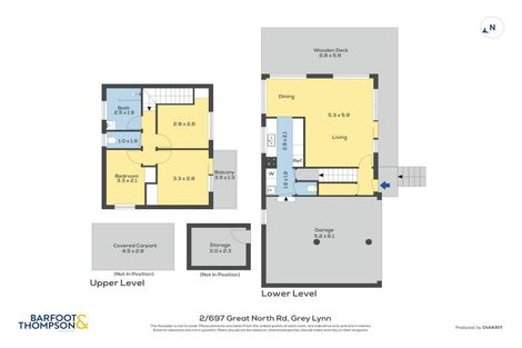 Photo of property in 2/697 Great North Road, Grey Lynn, Auckland, 1021