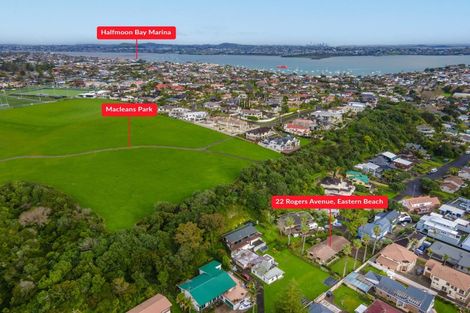 Photo of property in 22 Rogers Avenue, Eastern Beach, Auckland, 2012