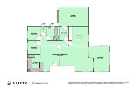 Photo of property in 1/38 Beauford Place, Parklands, Christchurch, 8083