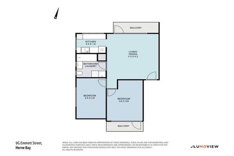 Photo of property in 9g Emmett Street, Herne Bay, Auckland, 1011