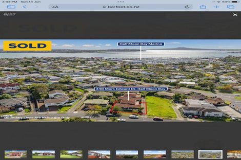 Photo of property in 34b Mark Edward Drive, Half Moon Bay, Auckland, 2012