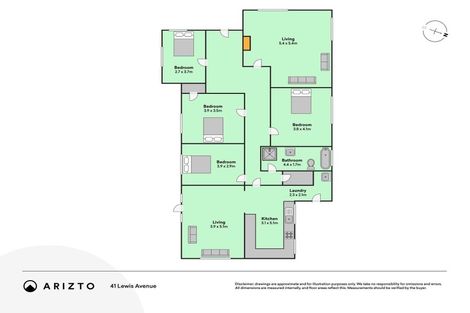 Photo of property in 41 Lewis Avenue, Aramoho, Whanganui, 4500