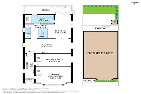 Photo of property in 9 Herald Terrace, Berhampore, Wellington, 6023