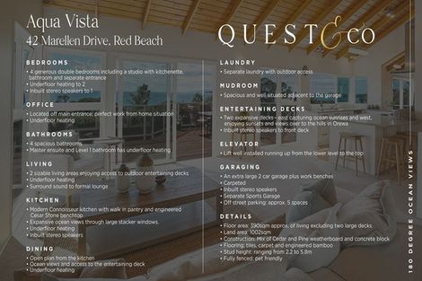 Photo of property in 42 Marellen Drive, Red Beach, 0932