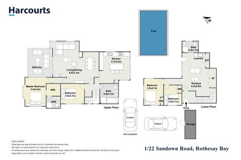 Photo of property in 1/22 Sandown Road, Rothesay Bay, Auckland, 0630