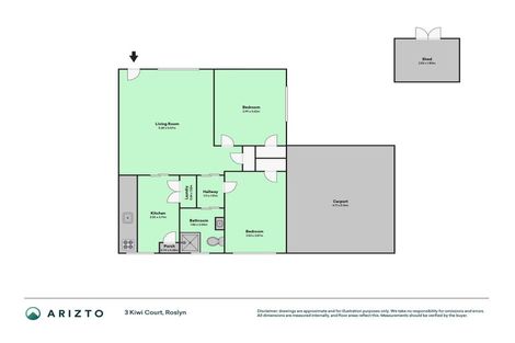 Photo of property in 3 Kiwi Court, Roslyn, Palmerston North, 4414