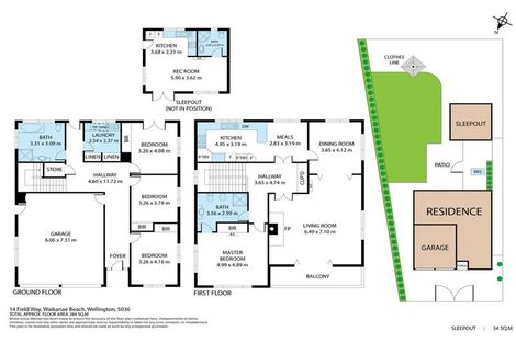 Photo of property in 14 Field Way, Waikanae Beach, Waikanae, 5036