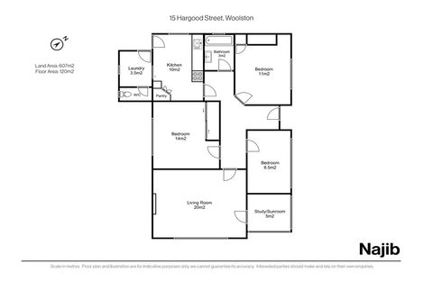 Photo of property in 15 Hargood Street, Woolston, Christchurch, 8062