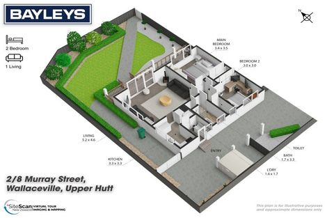 Photo of property in 2/8 Murray Street, Wallaceville, Upper Hutt, 5018