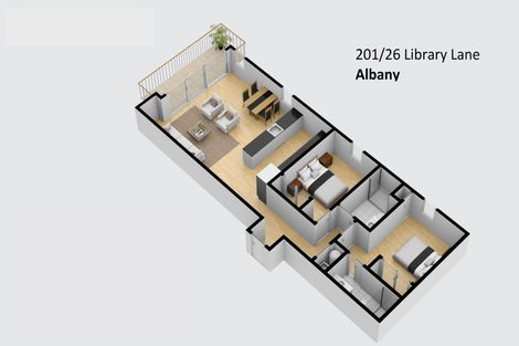 Photo of property in 201/26 Library Lane, Albany, Auckland, 0632