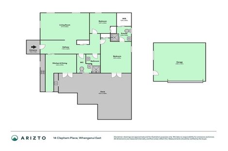 Photo of property in 14 Clapham Place, Whanganui East, Whanganui, 4500