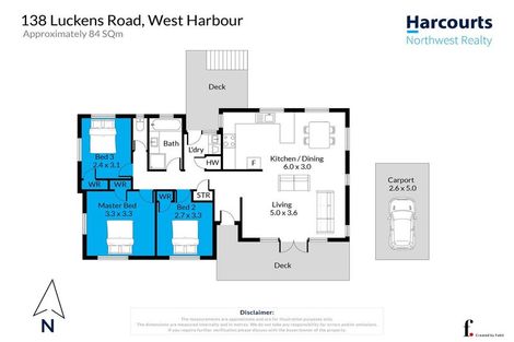 Photo of property in 138 Luckens Road, West Harbour, Auckland, 0618