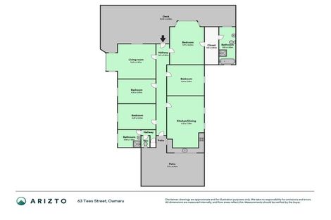 Photo of property in 63 Tees Street, South Hill, Oamaru, 9400