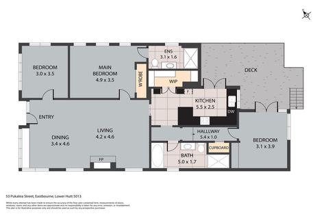 Photo of property in 53 Pukatea Street, Eastbourne, Lower Hutt, 5013