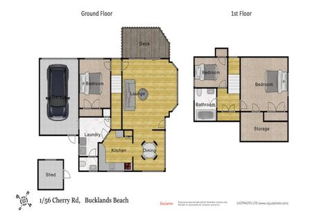 Photo of property in 1/56 Cherry Road, Bucklands Beach, Auckland, 2014