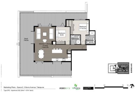 Photo of property in 3 Burns Avenue, Takapuna, Auckland, 0622