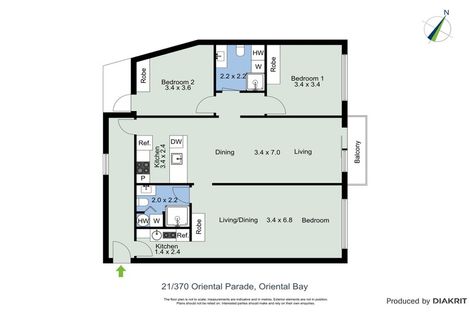 Photo of property in The Capital, 21/370 Oriental Parade, Oriental Bay, Wellington, 6011