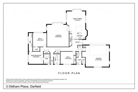 Photo of property in 3 Oldham Place, Darfield, 7510