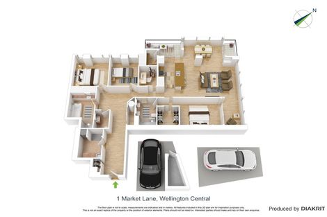 Photo of property in 601/1 Market Lane, Wellington Central, Wellington, 6011