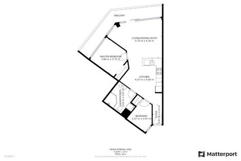 Photo of property in Stadium Garden Flats, 314/107 Thorndon Quay, Pipitea, Wellington, 6011