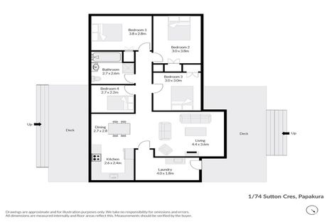 Photo of property in 1/74 Sutton Crescent, Papakura, 2110