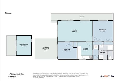 Photo of property in 1/34 Glencourt Place, Glenfield, Auckland, 0629