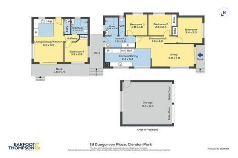 Photo of property in 18 Dungarvon Place, Clendon Park, Auckland, 2103