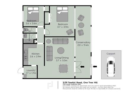 Photo of property in 3/39 Tawhiri Road, One Tree Hill, Auckland, 1061