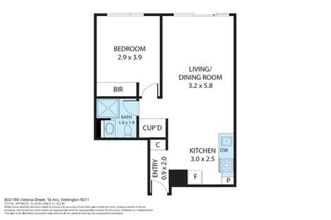 Photo of property in Vsp South, 803/168 Victoria Street, Te Aro, Wellington, 6011