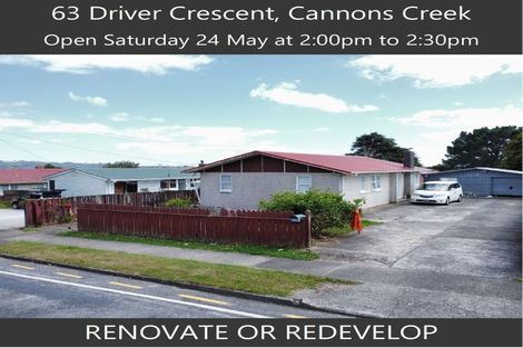 Photo of property in 63 Driver Crescent, Cannons Creek, Porirua, 5024