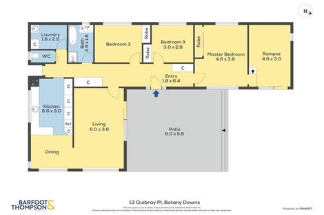 Photo of property in 13 Quibray Place, Botany Downs, Auckland, 2010