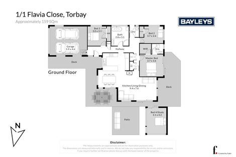 Photo of property in 1/1 Flavia Close, Torbay, Auckland, 0630