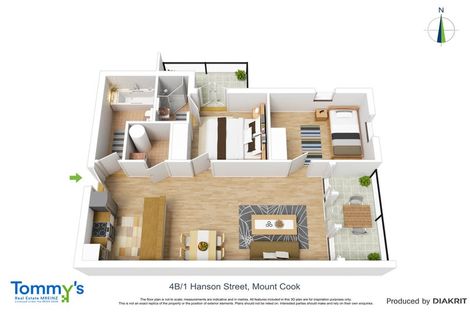 Photo of property in 4b/1 Hanson Street, Mount Cook, Wellington, 6021