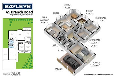 Photo of property in 45 Branch Road, Highlands Park, New Plymouth, 4312