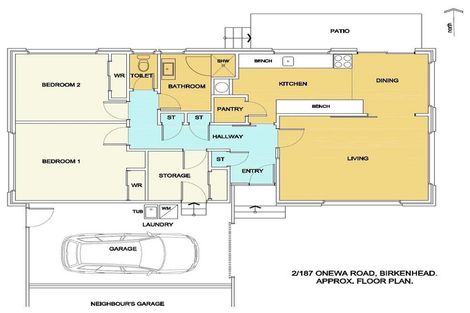 Photo of property in 2/187 Onewa Road, Birkenhead, Auckland, 0626