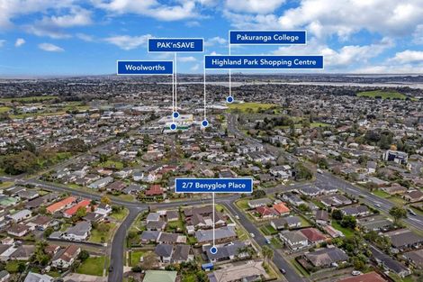 Photo of property in 2/7 Benygloe Place, Highland Park, Auckland, 2010