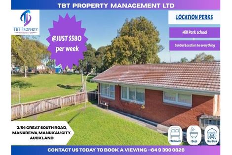 Photo of property in 3/54 Great South Road, Manurewa, Auckland, 2102