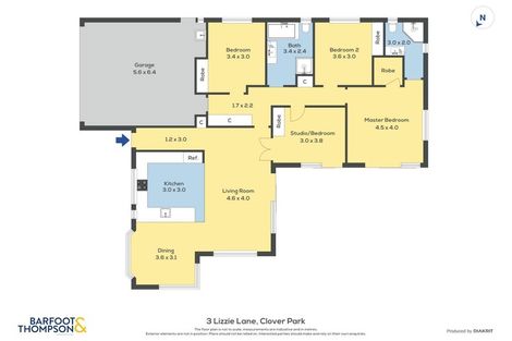 Photo of property in 3 Lizzie Lane, Clover Park, Auckland, 2019