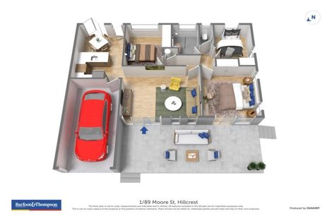 Photo of property in 1/89 Moore Street, Hillcrest, Auckland, 0627