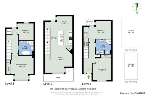 Photo of property in 10 Fallowfield Avenue, Mount Victoria, Wellington, 6011