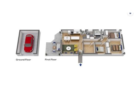 Photo of property in 47 Powrie Street, Glenfield, Auckland, 0629