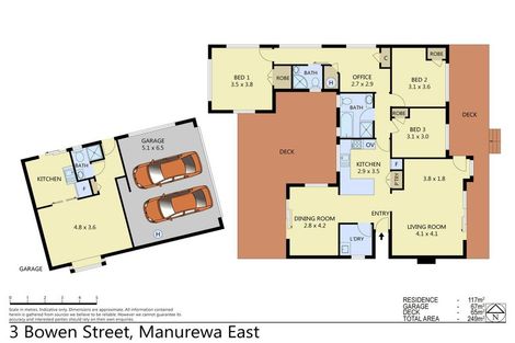 Photo of property in 3 Bowen Street, Manurewa East, Auckland, 2102