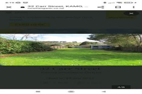Photo of property in 32 Carr Street, Te Kamo, Whangarei, 0112