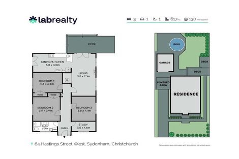 Photo of property in 64 Hastings Street West, Sydenham, Christchurch, 8023