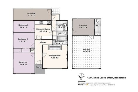 Photo of property in 1/29 James Laurie Street, Henderson, Auckland, 0612