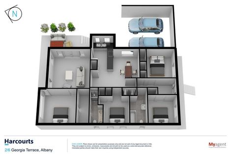 Photo of property in 2/6 Georgia Terrace, Albany, Auckland, 0632