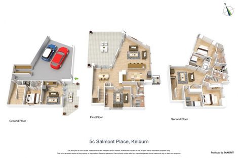 Photo of property in 5c Salmont Place, Kelburn, Wellington, 6012