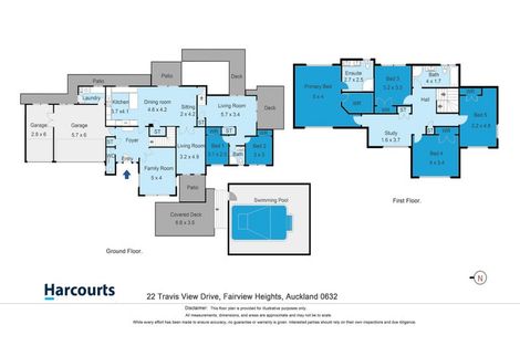 Photo of property in 22 Travis View Drive, Fairview Heights, Auckland, 0632